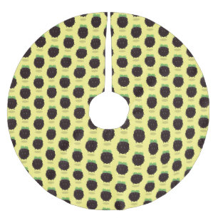 illustration av tecknaden för den svarta lilan i C Julgransmatta Borstad Polyester