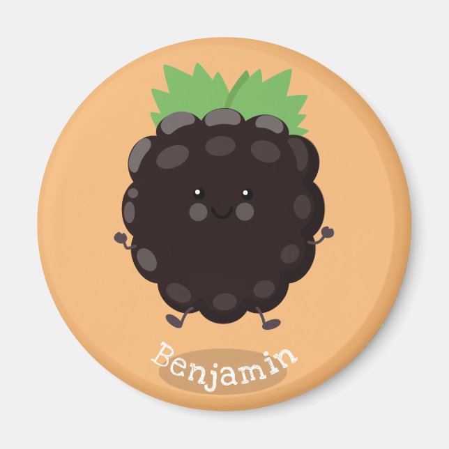 illustration av tecknaden för den svarta lilan i C Magnet (Framsidan)