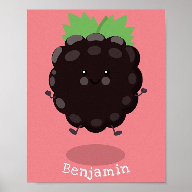 illustration av tecknaden för den svarta lilan i C Poster (Framsidan)