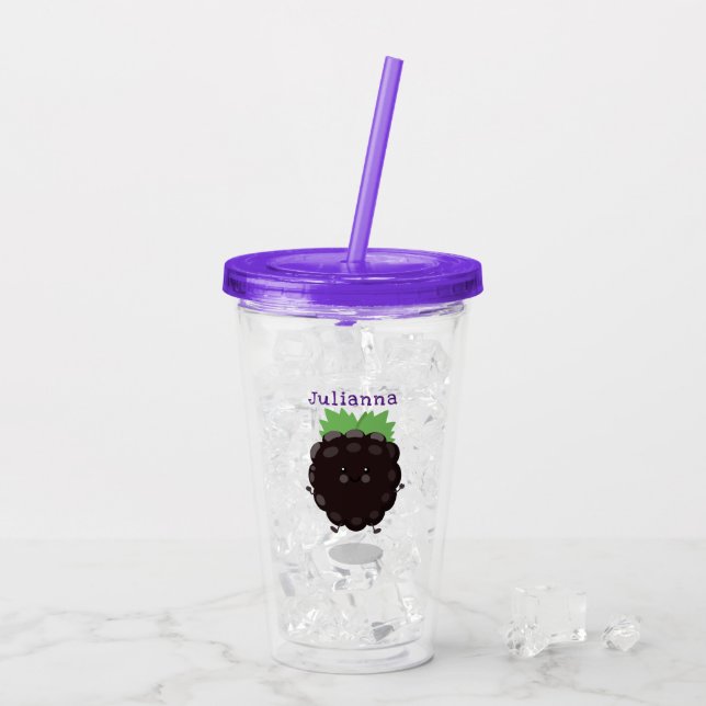 illustration av tecknaden för den svarta lilan i C Take Away Mugg (Baksida Ice)