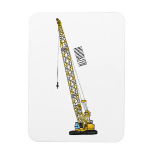 illustration av tecknaden för Dragline-grävmaskin Magnet