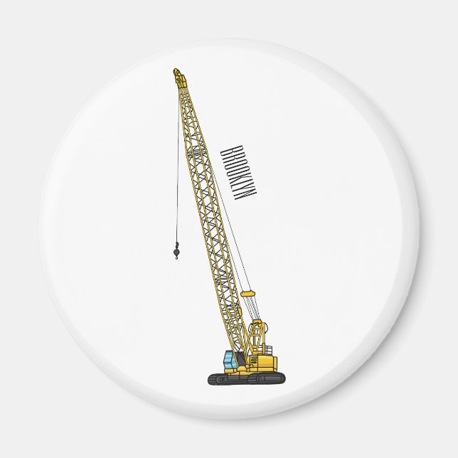 illustration av tecknaden för Dragline-grävmaskin Magnet (Framsidan)