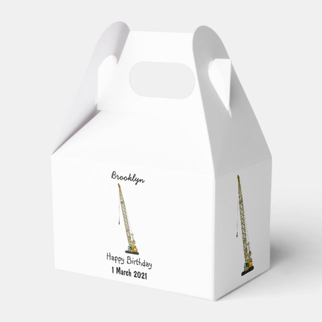 illustration av tecknaden för Dragline-grävmaskin Presentaskar (Framsidan Sidan)