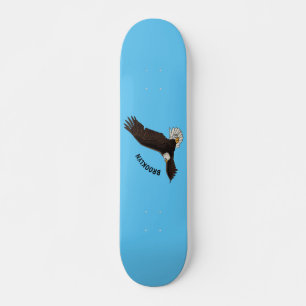 illustration av tecknaden för flygande örn i lyckl mini skateboard bräda 18,5 cm