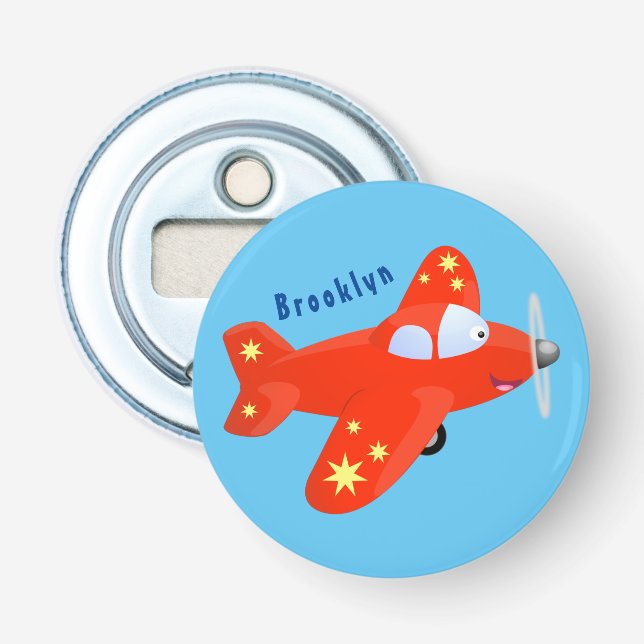 illustration av tecknaden för flygplansflygning me flasköppnare (Framsidan)