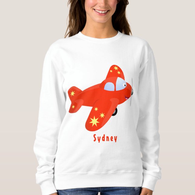 illustration av tecknaden för flygplansflygning me t shirt (Framsida)