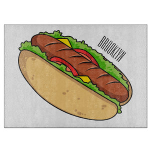 illustration av tecknaden för hund av hett