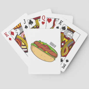 illustration av tecknaden för hund av hett casinokort