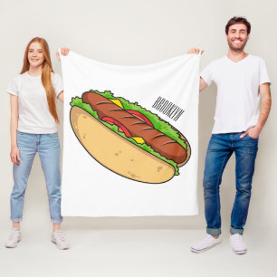 illustration av tecknaden för hund av hett fleecefilt