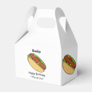 illustration av tecknaden för hund av hett presentaskar