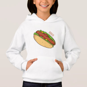 illustration av tecknaden för hund av hett t shirt