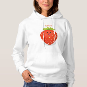 illustration av tecknaden för jordgubbsjordgubben t shirt