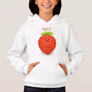 illustration av tecknaden för jordgubbsjordgubben t shirt