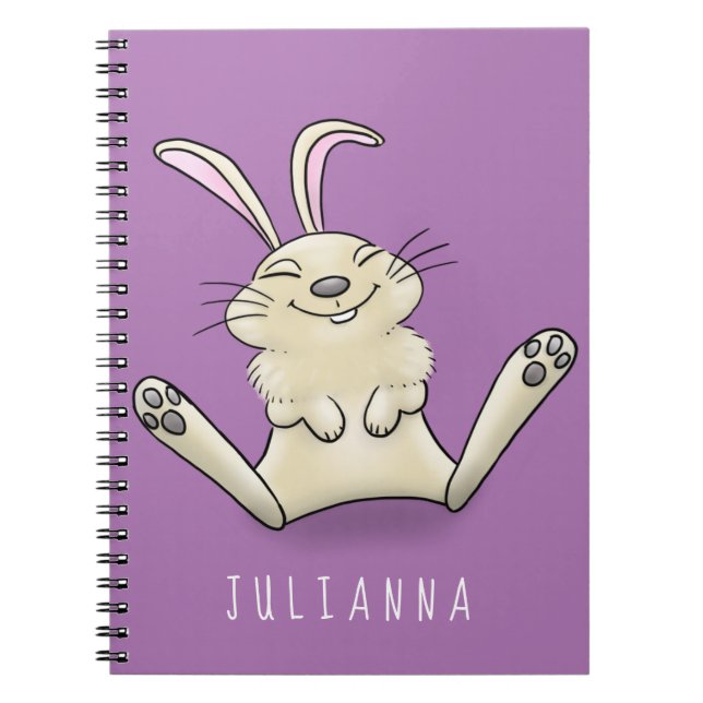 illustration av tecknaden för kålkanin anteckningsbok (Framsidan)