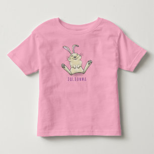 illustration av tecknaden för kålkanin t shirt