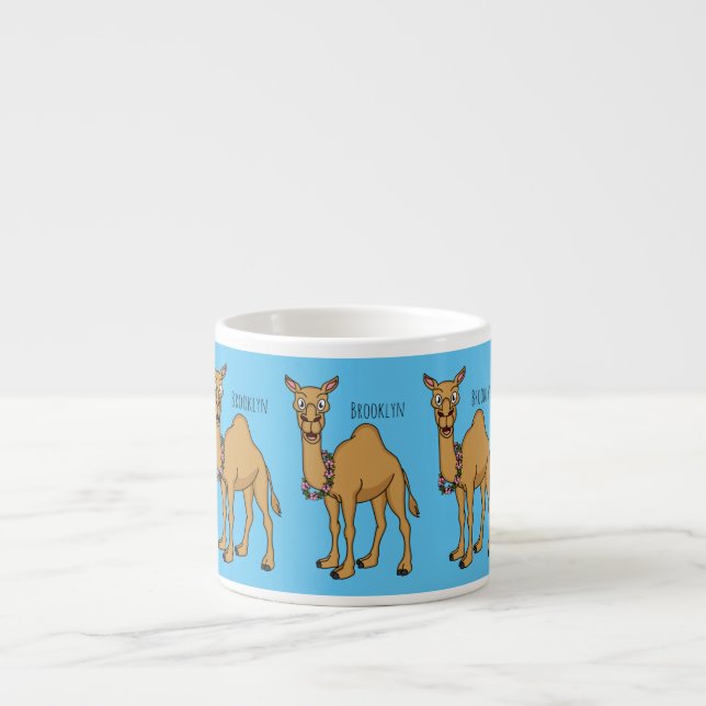 illustration av tecknaden för kameran i lycklig espressomugg (Framsidan)