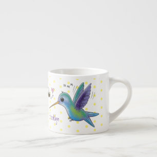 illustration av tecknaden för kute och bin espressomugg