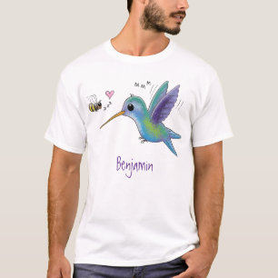 illustration av tecknaden för kute och bin t shirt