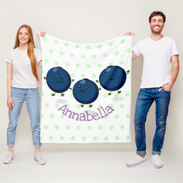 illustration av tecknaden för lila av blåbär i lyc fleecefilt (På plats)