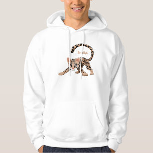 illustration av tecknaden för ljus/mörker hoodie
