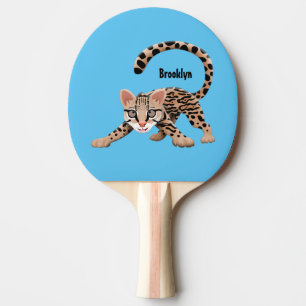 illustration av tecknaden för ljus/mörker pingisracket
