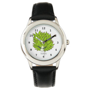 illustration av tecknaden för Löv-instruktion Armbandsur