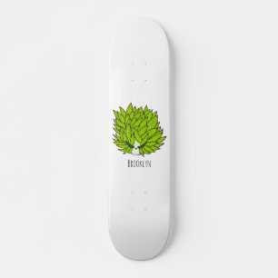 illustration av tecknaden för Löv-instruktion Mini Skateboard Bräda 18,5 Cm