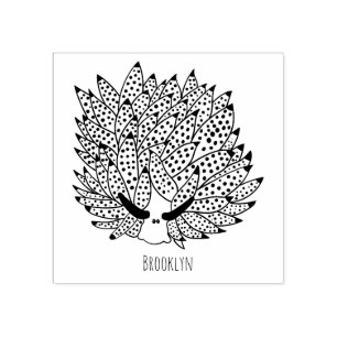 illustration av tecknaden för Löv-instruktion Stämpel