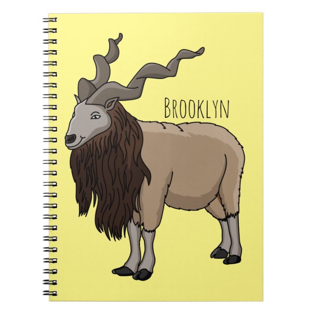 illustration av tecknaden för marktjänstgetter anteckningsbok (Framsidan)