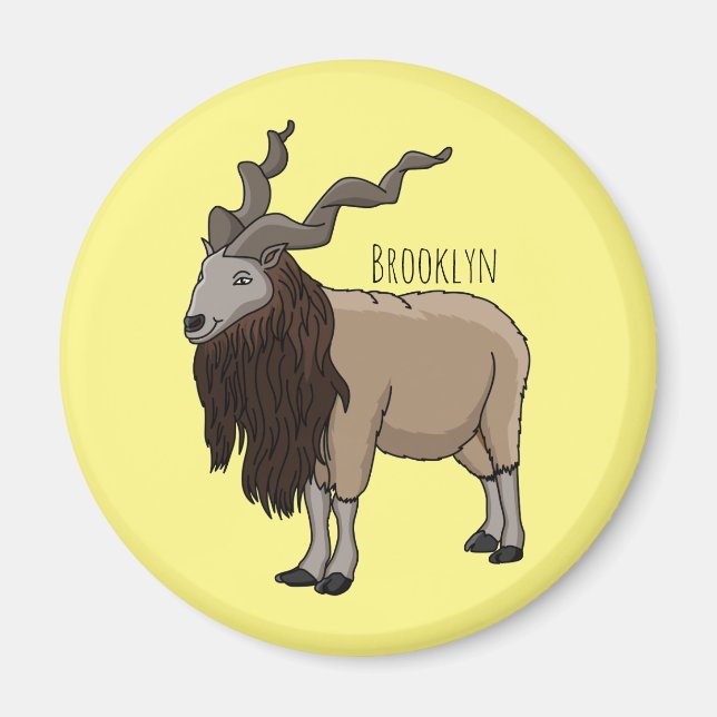 illustration av tecknaden för marktjänstgetter magnet (Framsidan)