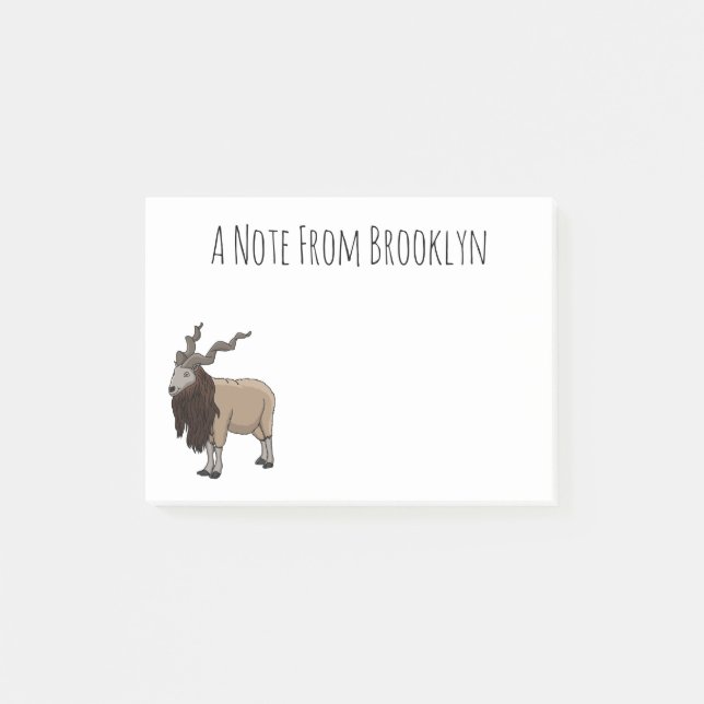 illustration av tecknaden för marktjänstgetter post-it block (Framsida)