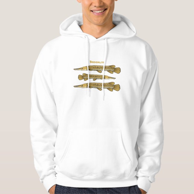 illustration av tecknaden för marulkgarver hoodie (Framsida)