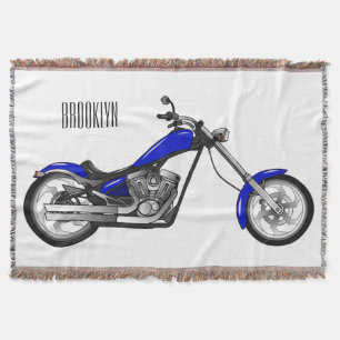 illustration av tecknaden för motorcykel i Chopper Filt