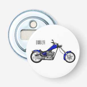 illustration av tecknaden för motorcykel i Chopper Flasköppnare