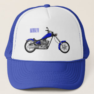 illustration av tecknaden för motorcykel i Chopper Keps