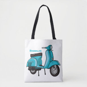 illustration av tecknaden för motorcyklar i rutt m tygkasse