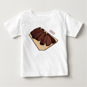 illustration av tecknaden för nötköttsbetet t shirt