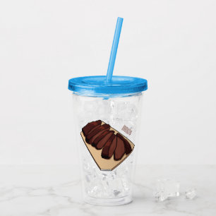 illustration av tecknaden för nötköttsbetet take away mugg