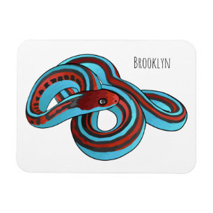 illustration av tecknaden för orm i San Francisco  Magnet