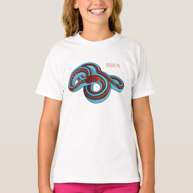 illustration av tecknaden för orm i San Francisco  T Shirt (Framsida)