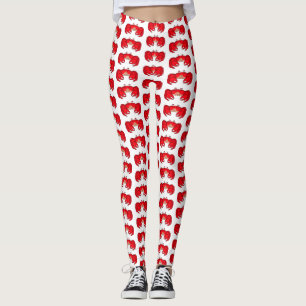 illustration av tecknaden för rött krabba leggings