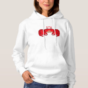 illustration av tecknaden för rött krabba t shirt