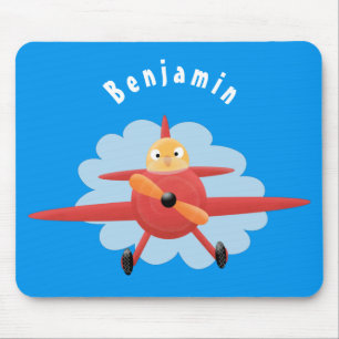 illustration av tecknaden för rutflygplansflygets musmatta