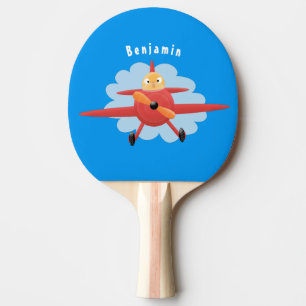 illustration av tecknaden för rutflygplansflygets pingisracket