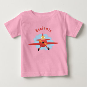 illustration av tecknaden för rutflygplansflygets t shirt