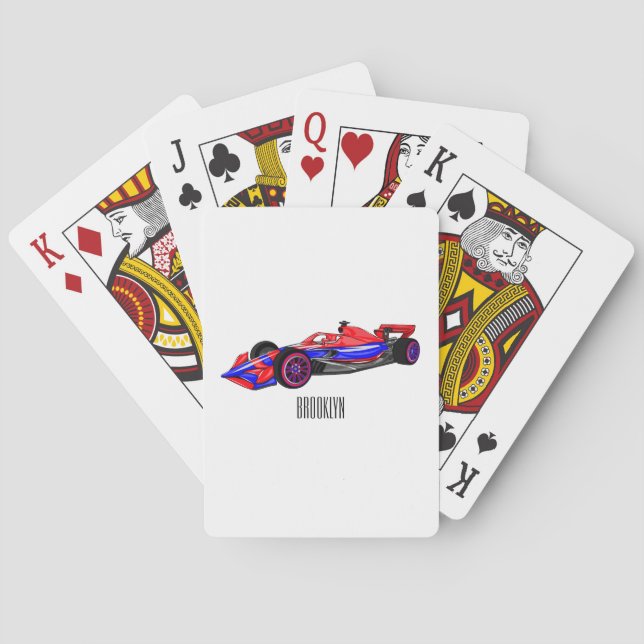 illustration av tecknaden för tävla av professione casinokort (Baksidan)