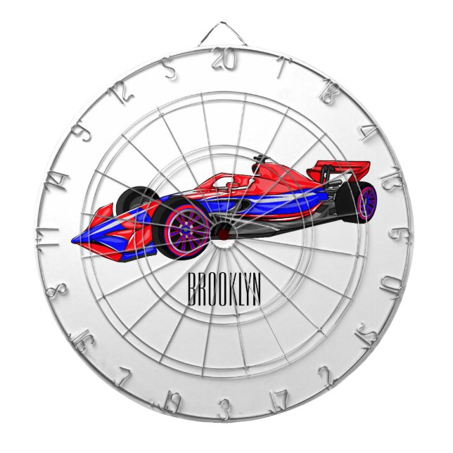 illustration av tecknaden för tävla av professione darttavla (Framsidan)