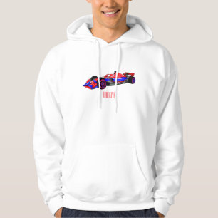 illustration av tecknaden för tävla av professione hoodie
