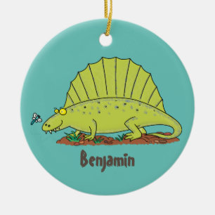 illustration av tecknaden för utspädd grönt julgransprydnad keramik