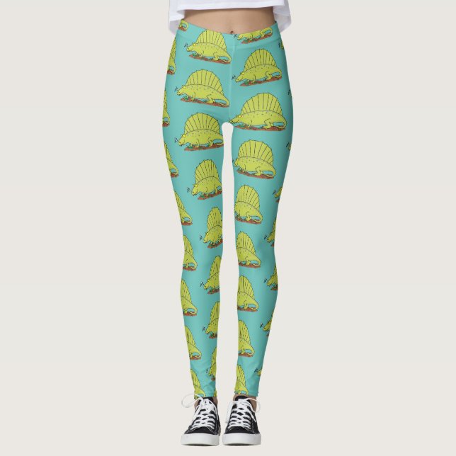 illustration av tecknaden för utspädd grönt leggings (Framsida)
